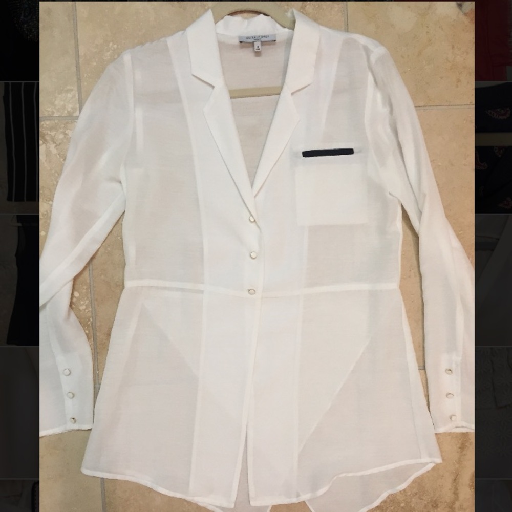 Waverly grey blouse